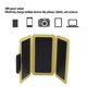 thumbnail image 3 of Cargador De Panel Solar Portátil, Panel Solar Plegable Multifuncional De 30 W De Silicio Monocristalino Para Acampar Para Tableta, 3 of 7