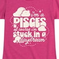 thumbnail image 3 of Instant Message - I'm A Pisces Daydream - Toddler & Youth Girls Short Sleeve Graphic T-Shirt, 3 of 6