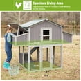 thumbnail image 7 of MEDEHOO Folding Large Chicken Coop Chicken House for Outdoor, Poultry House with Two Nesting Box, Leakproof Pull-Out Tray & UV-Resistant Roof Panel, 7 of 7