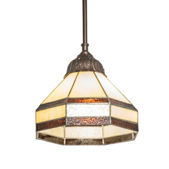 Meyda Tiffany 244869 8" Wide Mini Pendant - MultiColor