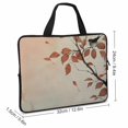 thumbnail image 2 of Werpe Birds Leaves Branch Neoprene Laptop Sleeve Bag Tablet Cover Diving Fabric Carrying Bag 12inch, 2 of 5