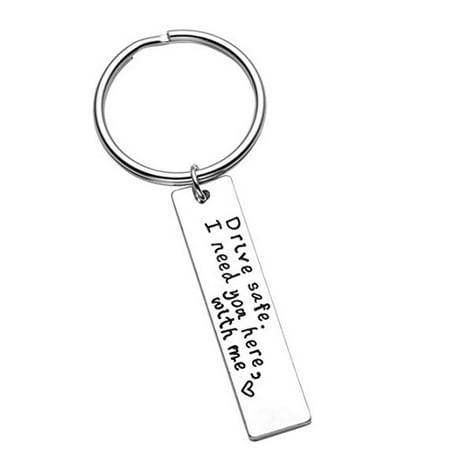 Linux Keychain Drive Safe I Need You Here With Me Keychain for Husband Dad Gifts Valentines Day Personalized Keychain ()