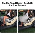 thumbnail image 6 of Numjaw Golf Cart Seat Covers, EZGO Seat Cover, Universal Golf Cart Seat Blanket, Waterproof Travel Sports Cart Seat Cushion Covers for 2-Person Seats Club Car, 48" x 27", Grey, 6 of 9