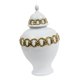 thumbnail image 4 of Tarro de jengibre de cerámica con tapa, decoración del hogar, tarro de jengibre de porcelana, regalo, centro de mesa 27cmx47cm, 4 of 9