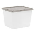 thumbnail image 6 of IRIS 36 Qt. Plastic Storage Bins with Lids, Stackable Storage Containers, Totes, 6 Pack, 6 of 8