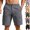 #01 Army Green 【Mix, Match & Rotate: Stock Up on Daily Colors】, variant on Men's Rayon Nylon Spandex Commuter Cargo Shorts, Button Front Elastic Back Waist Multi 3D Pockets Wrinkle Resistant Cropped Pants for Business Outdoor Daily | TruHer,Army Green L