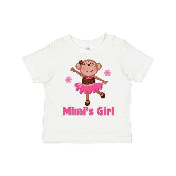 Inktastic Mimi's Girl Monkey Girls Toddler T-Shirt