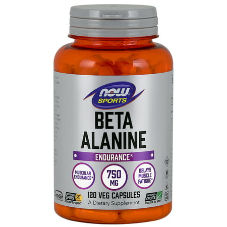 NOW Sports Nutrition, Beta-Alanine 750 mg, 120