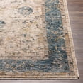 thumbnail image 6 of Surya Mirabel MBE-2313 108 x 146" Rectangle Fabric Rug in Tan/Teal/Pale Blue, 6 of 9