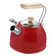 thumbnail image 4 of Tetera con silbido fuerte, resistente al calor, multiusos, portátil, tetera de agua de 2,5 l, tetera de acero inoxidable para agua del té al aire B, 4 of 9