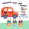 thumbnail image 3 of Coche de juguete Bluey Big Heeler 4x4 para niños pequeños, peluches de Bingo y Chilli, capó abatible, juguetes para niños de 3 años, exclusivo, 3 of 8
