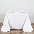 thumbnail image 3 of Balsa Circle 90x90" Square Polyester Tablecloth - White, 3 of 6