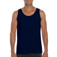 thumbnail image 2 of Gildan Ultra Cotton Tank Navy, 2 of 2