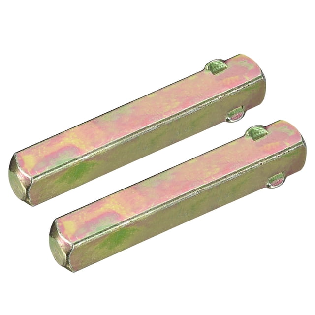 2 Piezas Husillo de Hierro para Manija de Puerta 50mm de Largo Dorado