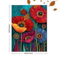 thumbnail image 3 of Qisvanset Autumn Forest Walking Couple Canvas Print 12x16 Inch Simple Home Art, 3 of 8