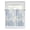 Light Blue Grey, variant on Navy Blue Stripe Kitchen Curtains 54 Inches length, Modern Blue Ombre Vertical Striped Window Treatment Curtain Drapes, Thermal Insulated Drapes for Basement Hotel RV, 42"x54", 2 Panels