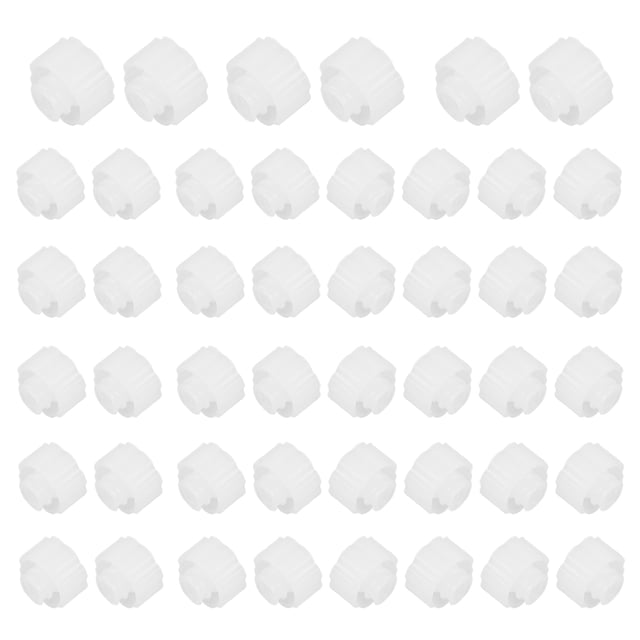 BRIGHTFUFU 100Ud Tapones De Jeringa Sin Aguja Transparentes Con De Fácil Agarre Para Laboratorio