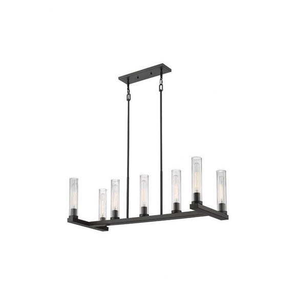 7 Light Chandelier in Transitional Style-13.25 inches Tall and 16 inches Wide-Bronze Finish Bailey Street Home 372-Bel-4652129
