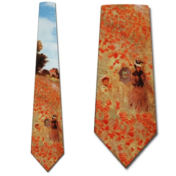 A field of Poppies Necktie Mens Tie