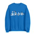 thumbnail image 4 of Pop cazadora para niña Demo-n Hunters Round-Neck Sweatshirt,Soft Streetwear Pullover,Cute Long Sleeve Sweatshirt for Fall Winter （Blue）, 4 of 4