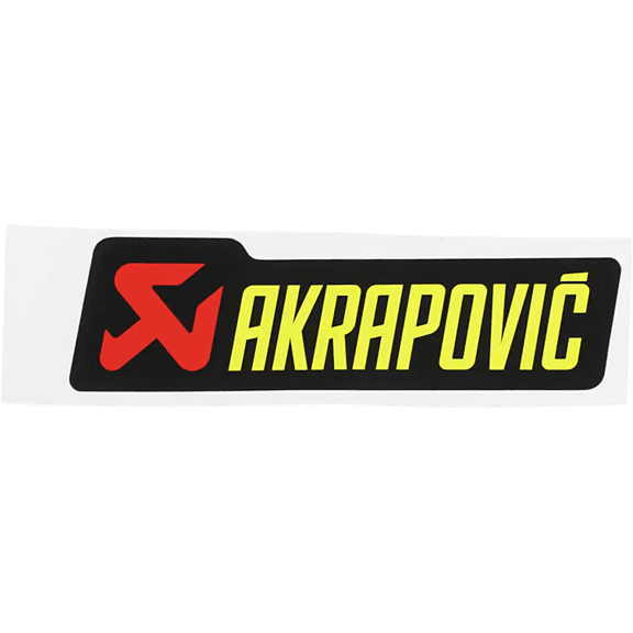 Akrapovic Black/Yellow/Red Sticker (P-HST2AL)