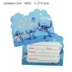 thumbnail image 3 of 10 tarjetas de invitación con temática de Disney Lilo & Stitch, minitarjetas de felicitación, tipo página única, suministros para eventos, fiestas de cumpleaños, envío gratis, 3 of 4