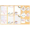 Unicorn Stationery Set for Letter Writing, Letter Writing For Grandparents to Grandchildren, Ruled and Unruled Paper, Unlimited Print, 3 Different Designs -FSP05
