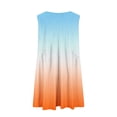 thumbnail image 5 of Ashirexll Womens Summer Dresses, Casual Dresses for Women, Casual Loose Patchwork Color Pleated Sleeveless V-Neck Pocket Dress, 5 of 5