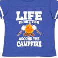 thumbnail image 4 of Inktastic Life is Better Around the Campfire Boys or Girls Toddler T-Shirt, 4 of 5