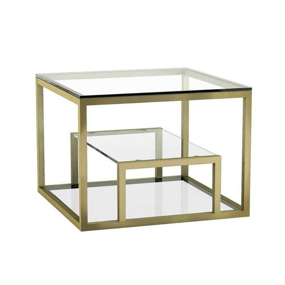 End table Gold Multi Shelves