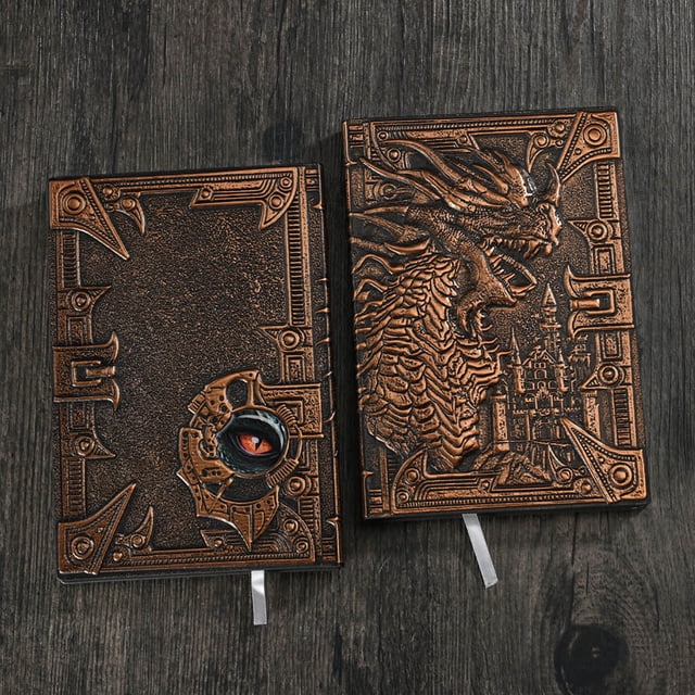 Libreta de notas con relieve de dinosaurio malvado, estilo europeo, estereoscópica, 100 páginas, decoración navideña para el hogar, ofertas del día, liquidación