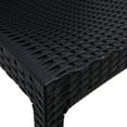 thumbnail image 5 of LeisureMod Weave Mace Set of 2 Indoor Outdoor Dining Chairs in Black - Modern Woven Design for Patio, Garden, and Dining Room, 5 of 9