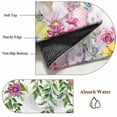 thumbnail image 6 of Round Rug 3.3Ft Washable Non-Slip, Happy Easter Circle Area Rugs for Living Room Bedroom, Cutte Rabbits Eggs Floral Plants Watercolor Indoor Floor Mats Carpet Runner for Home Decor Aesthetic, 6 of 8