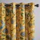 thumbnail image 1 of Cortinas Topfinel, color amarillo mostaza, vintage, 214 cm de ancho x 213 cm de largo, 1 of 9