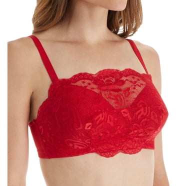 NWT Vintage VALMONT Longline White Lace Bra Strapless 36D 8449