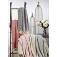 thumbnail image 4 of SARO TH258.I5060 Cotton Throw Blanket with Diamond Weave Design  Ivory, 4 of 5