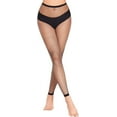 thumbnail image 1 of Shiyou-bas Résille Sans Pieds Taille Haute Collants Résille pour Femmes, Noir-B3, Taille Unique, 1 of 4
