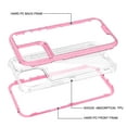 thumbnail image 4 of Crystal Clear Case for iPhone 8 Plus/7 Plus, [Not Yellowing][Military Grade Drop Tested] Transparent Shockproof Protective Phone Case Hard PC + Soft Silicone Slim Cover,Pink, 4 of 6