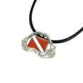 thumbnail image 3 of Shark Jaw Necklace- Shark Tooth Gifts, Shark Tooth Necklace, Gifts for Shark Lovers, Scuba Diving Jewelry, Shark Tooth Charm with Dive Flag, 3 of 8