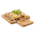 thumbnail image 2 of cheese board,4 Cheese Set Drawer Cheese Party Cheese Knives With Hidden Utensil Drawer With 4 Knives Cheese, 2 of 6