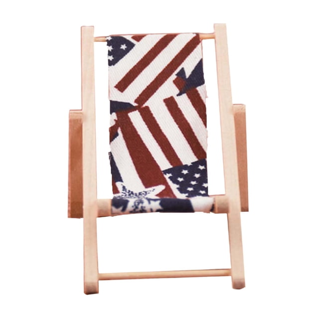 de pya 1:12 muebles accesorios adorno para juguetes A Zulema Sillón reclinable de playa para casa de muñecas