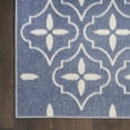 thumbnail image 5 of Nourison Essentials Indoor/Outdoor Blue Ivory 2'2" x 7'6" Area Rug (2x8), 5 of 9