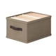 thumbnail image 1 of Caja organizadora de ropa para pantalones vaqueros, estilo cajón, con separador de tela plegable para camisas, suéteres y ropa informal. Solución de organización para armarios de dormitorios y, 1 of 6