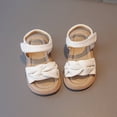 thumbnail image 5 of Duqingm Sandals Toddler Kids Girls Boys Sandals with Cork Footbed Adjustable Strap Toddler Casual Slides Sandals Open Toes Flat Beige,5.5, 5 of 7