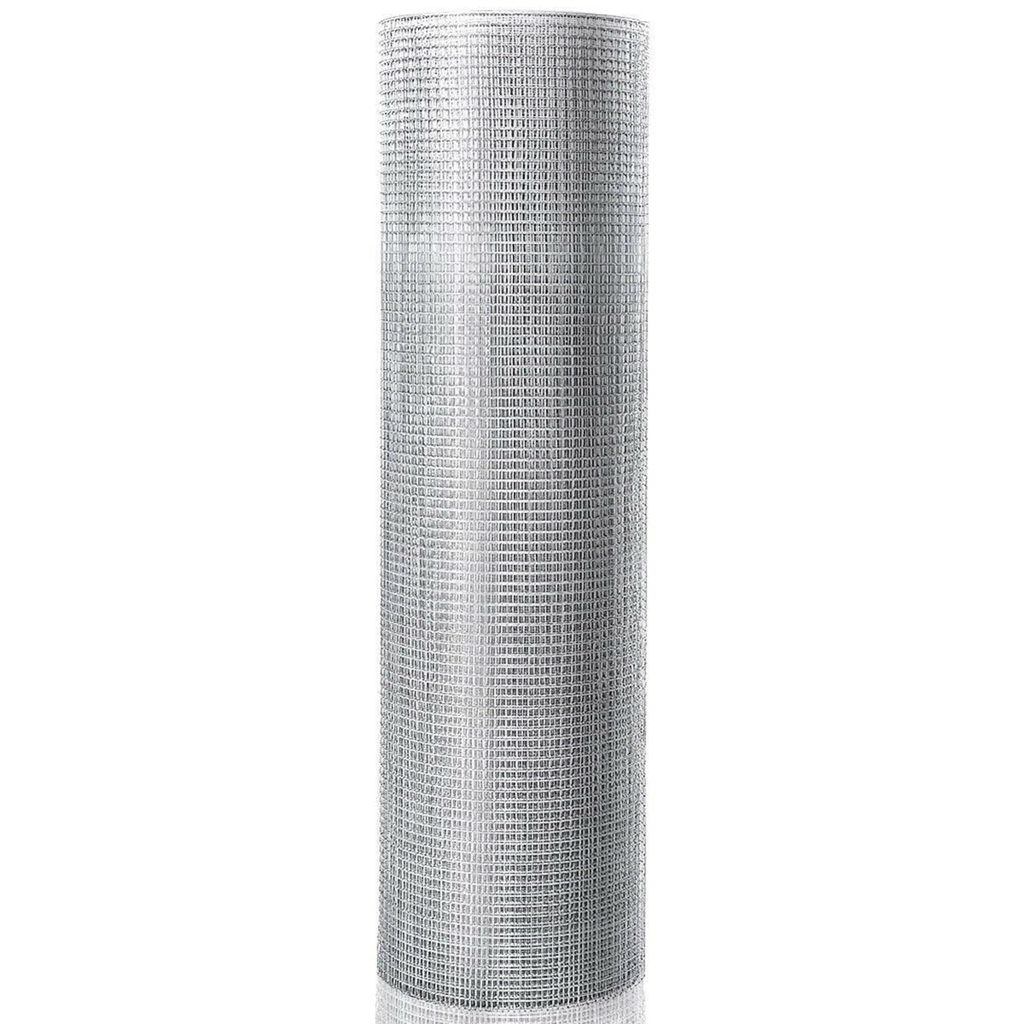 Gymax 46''x 50' 1/4 inch Hardware Cloth Galvanized Chicken Wire Welded Fence Mesh Roll
