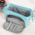 thumbnail image 6 of Yhmxh Pencil Case Pouch Large Capacity with Compartments, Pencil Case Pouch Bag with Zipper Handle for Adults Women Men, Portable Pen Bag Stationery Organizer for Office College Travel, 6 of 6