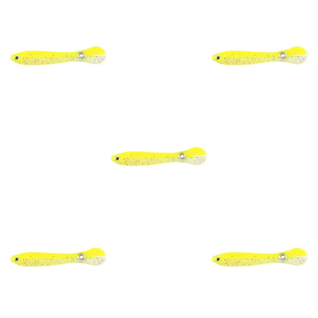 Naiovety Paquete de 10 señuelos de pesca falsos elásticos de agua salada de agua dulce cebo artificial Swimbait aparejos de simulación al Typ 8 5Conjunto