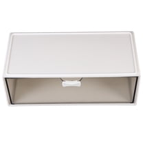 LEORX Plastic Clear Drawer Storage Box for Desktop Makeup and Office Supplies
