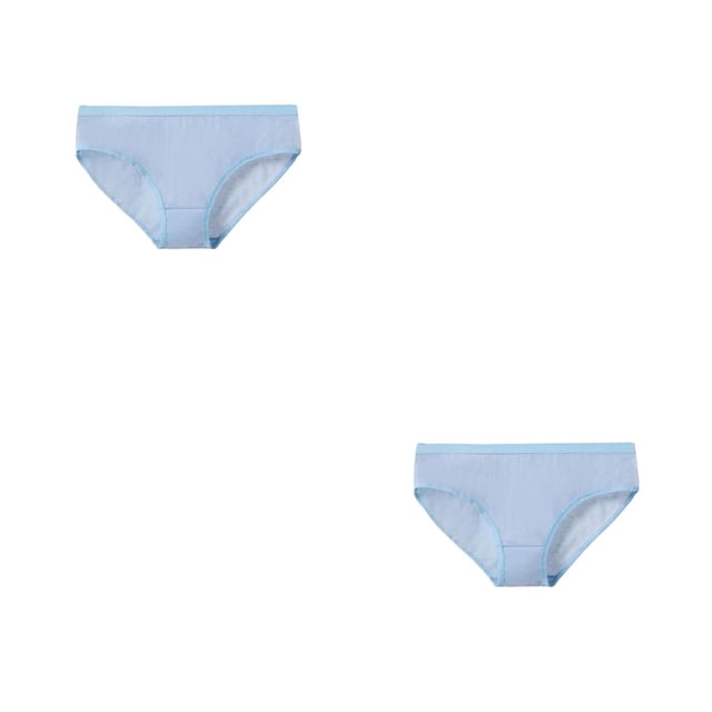 Sonducket Calzoncillos elásticos para mujer, ropa interior suave, cómodas bragas desechables, calzoncillos cortos, suministros posparto, azul Azul 2piezas