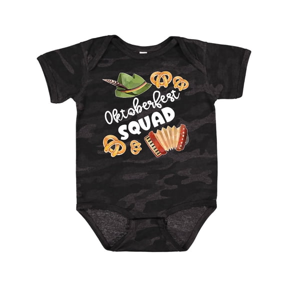 Inktastic Oktoberfest Squad Hat, Accordion, Pretzels Boys or Girls Baby Bodysuit